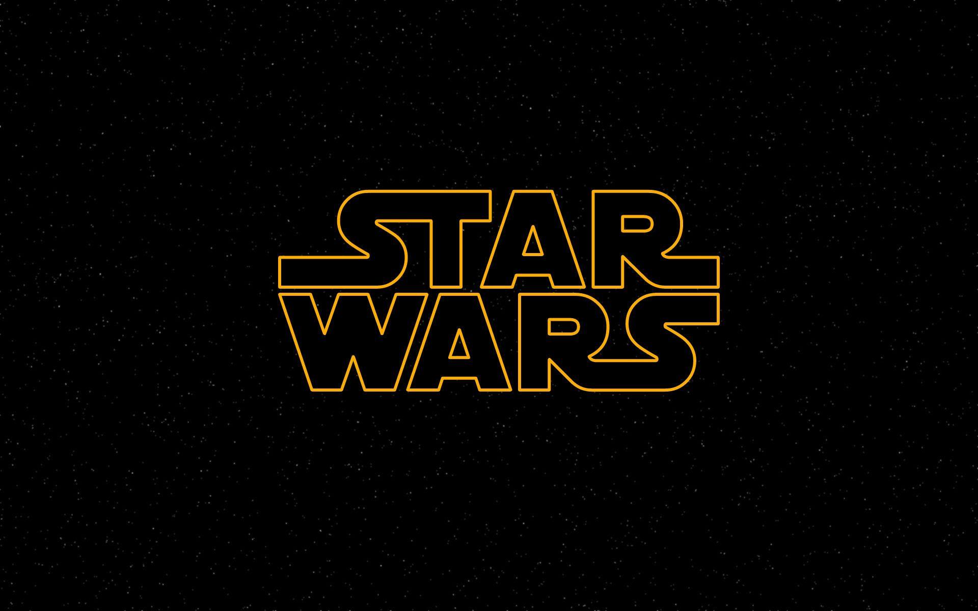 Star wars logo black background